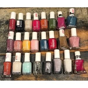 New Essie Nail Polish, Set of  25 Random, All Different Colors Full size bottles